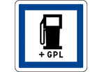 Panneau indication carburant GPL CE15c
