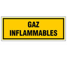 Panneau Gaz inflammable - Rigide 330x120mm - 4035017