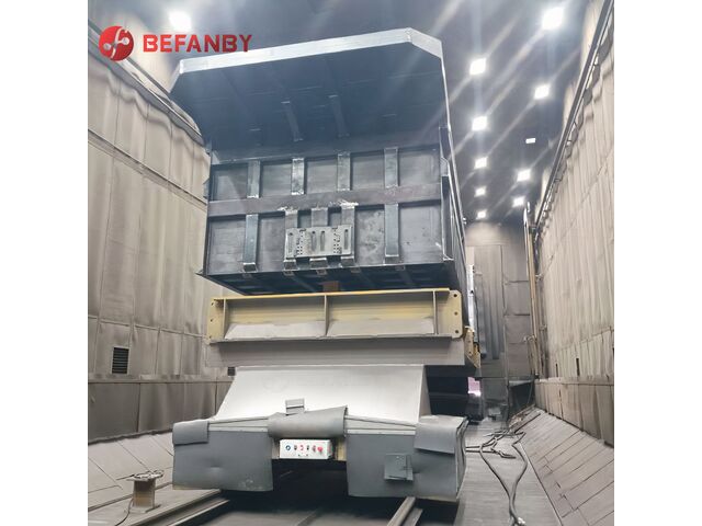 Chariot de transfert ferroviaire électrique à poutre caisson en acier 75 tonnes | BEFANBY