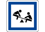 Panneau indication jeux d'enfants CE23