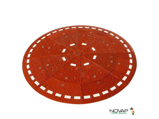 Coussin berlinois giratoire 3m rouge - 6100348