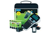 Dymo - Kit Étiqueteuse LabelManager 420P - Portable, Connexion PC, Écran Graphique Rétroéclairé, Rubans D1 6-19mm, Noir