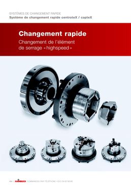 Système de changement rapide de moyens de serrage CENTROTEX