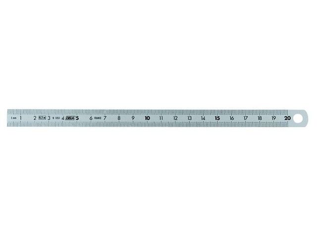 Réglet flexible 2 faces - inox mat