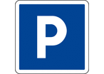 Panneau indication parking C1a