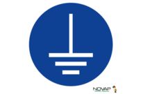 Panneau Mise à la terre obligatoire - Novap