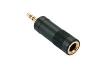 Adaptateur audio Jack stéréo 3,5mm M / 6,3mm F