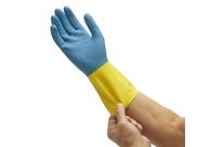 Gants Néoprène  Résistant Aux Produits Chimiques KleenGuard® G80  - Jaune &amp; Bleu /7