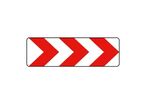 Panneau temporaire déviation ou rétrécissement de voie K8