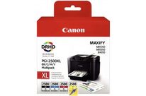 Multi pack Canon PGI2500XL noir couleurs.