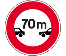 Panneau interdiction interdistance B17