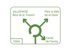 Panneau piste cyclable carrefour sens giratoire Dv42b
