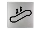 Plaquette Escalator - Iso 7001 200x200mm - 4380209