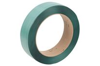 Manutan Expert - Feuillard Polyester Haute Résistance 370 kg - Vert 2000m - Cerclage Palettisation Robuste