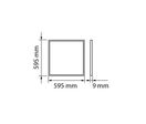 Pack de 6 - Panneau LED 60x60 Slim 36W BLANC - Blanc Froid 6000K - 8000K