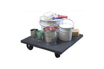 Plateau roulant en caoutchouc carré - 350 kg