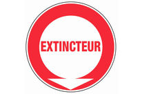 Panneau Extincteur (texte) - Rigide Ø300mm - 4060729