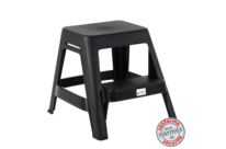 Marchepied 2 marches Noir - 5160978