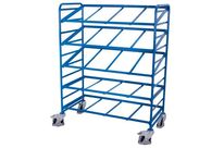 Variofit - Chariot pour bacs L1240 - 250kg - 5 plateaux - Acier - Roulettes avec frein