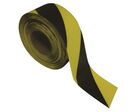 Ergomat - Ruban adhésif de marquage au sol Durastripe Supreme V - Jaune/Noir - 10cm x 30M - PVC résistant