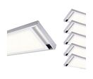 Pack de 6 - Kit en Saillie pour Dalle LED Slim 120x30 - Blanc