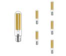 Pack de 6 - Ampoule LED E27 18W à Filament T46 - Blanc Neutre 4000K - 5500K