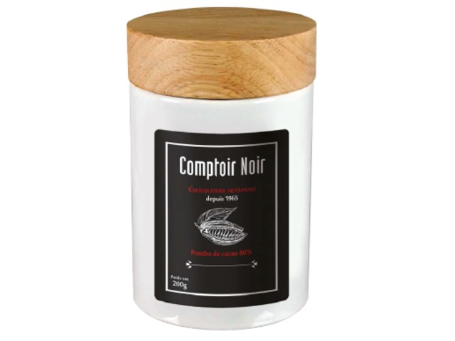 Etiquettes créatives noir intense