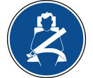 Panneau ceinture de sécurité obligatoire