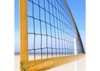 Filet de Beach volley-ball - mailles câblées nouées - 2.2mm