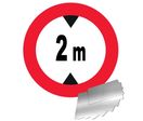 Panneau Hauteur limitée à 2 m - Alu Ø450mm - 4011639