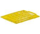 Couvercle pour caisse plastique ODETTE jaune L.200 x P.300 mm
