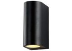 Applique Murale LED IP44 Double Faisceau GU10 - Noir