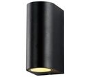 Applique Murale LED IP44 Double Faisceau GU10 - Noir