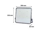 Projecteur LED Extérieur 300W IP65 120lm/W Gris - Blanc Froid 6000K - 8000K