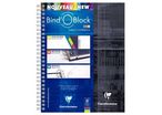Cahier spirale Clairefontaine Bind O Block - A4+ petits carreaux  perforées 160 pages 90g