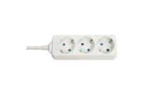 Multiprise 3 prises Schuko, blanc