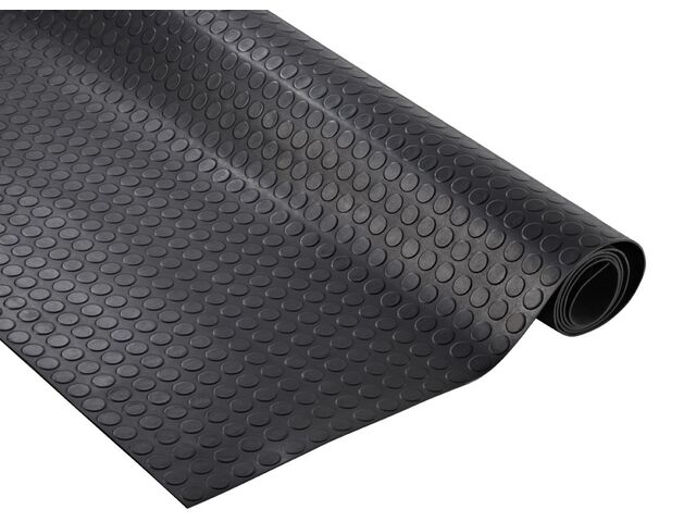 Tapis caoutchouc pastillé en rouleau de 10 m