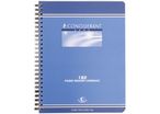 Cahier spirale Conquerant 17 x 22 cm grands carreaux  180 pages