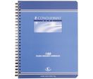 Cahier spirale Conquerant 17 x 22 cm grands carreaux  180 pages