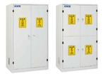 Armoires de stockage pour produits chimiques et corrosifs Série ECO Multirisque Portes pleines