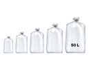Sacs poubelles blancs - haute densité - 50 litres 35M - 500 par colis
