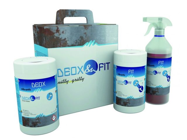 Lingettes Deox et Fit et solution neutralisante Inox Fit
