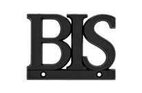 Plaque numéro bis en zamak