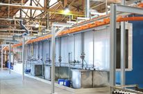 Tunnel de traitement de surface