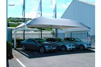 Abri pour espace de livraison et restitution