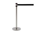 Poteau Guidage CHROME Enrouleur Sangle NOIRE