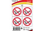 Planche de 4 poses Ø 40mm Défense de fumer - 4034348
