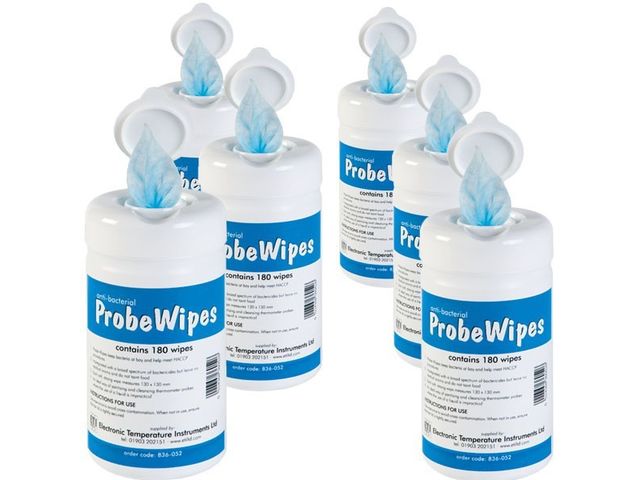 Tube de 180 lingettes bactéricides (Lot de 6 unités)  | ET-836-050