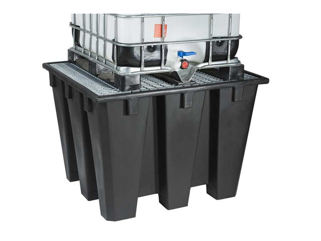 Bac de rétention PE recyclé 1 cuve | BAC1C/ECO