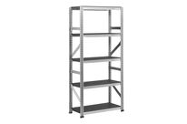 Rayonnage Galvaplast noir L.1500 x P.600 mm Départ